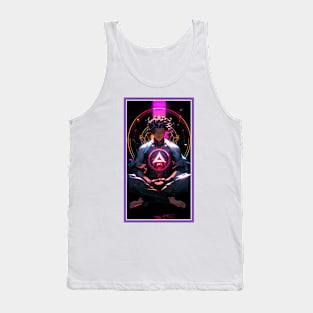 Anime Hero Power Meditation | Quality Anime Artwork | Anime Power Energy Meditation |  Manga Anime Art Tank Top